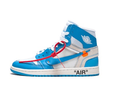 Fake Off-White x Air Jordan 1 Retro High OG "UNC"