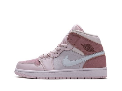 Fake Wmns Air Jordan 1 Mid "Digital Pink"